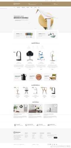 家居產品電商網頁設計 構建沉浸式購物體驗